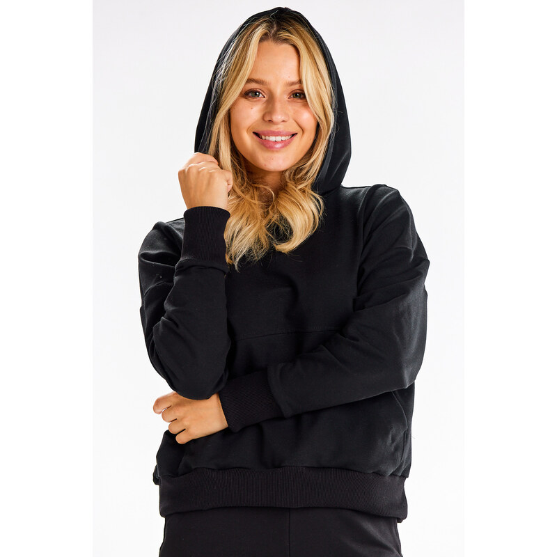 Infinite You Womans Hoodie M318 Black
