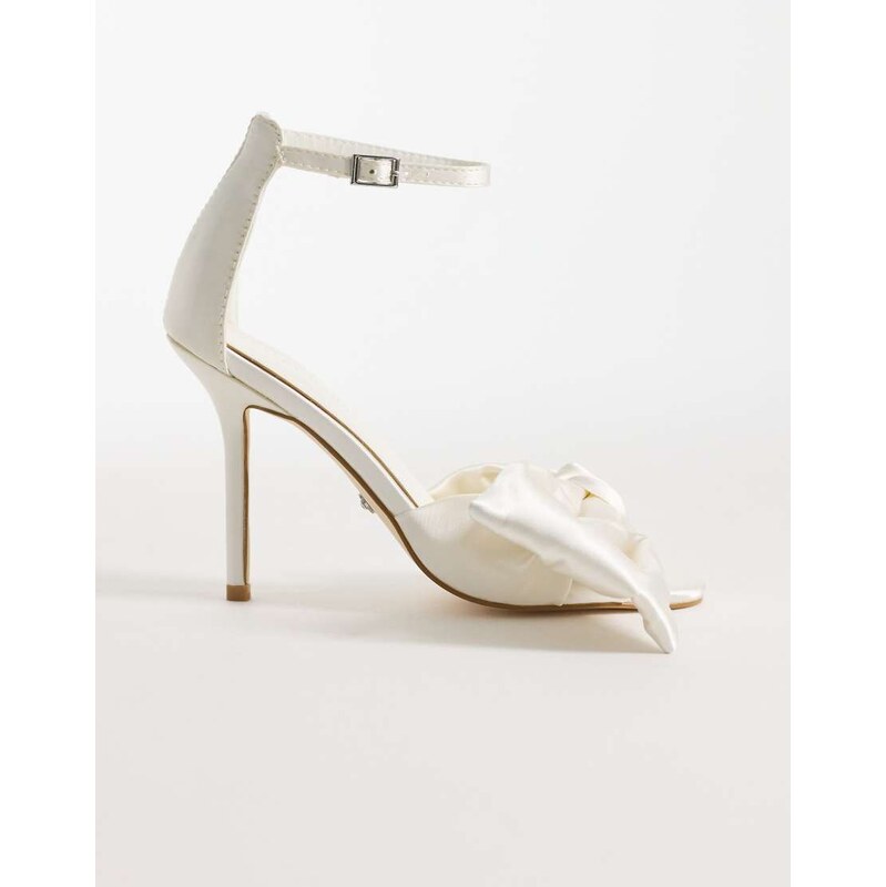 Azalea Wang Albena heeled sandals in ivory-White