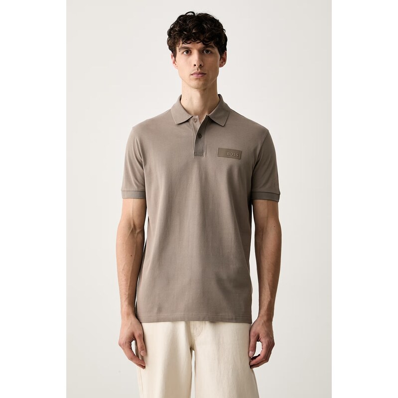 BOSS Green polo pánské bavlněné Paddy Structure