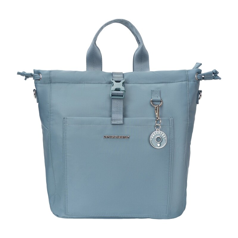 Skechers Ženy Convertible batoh Buckle Bag v Světle Šedá/Zeleno