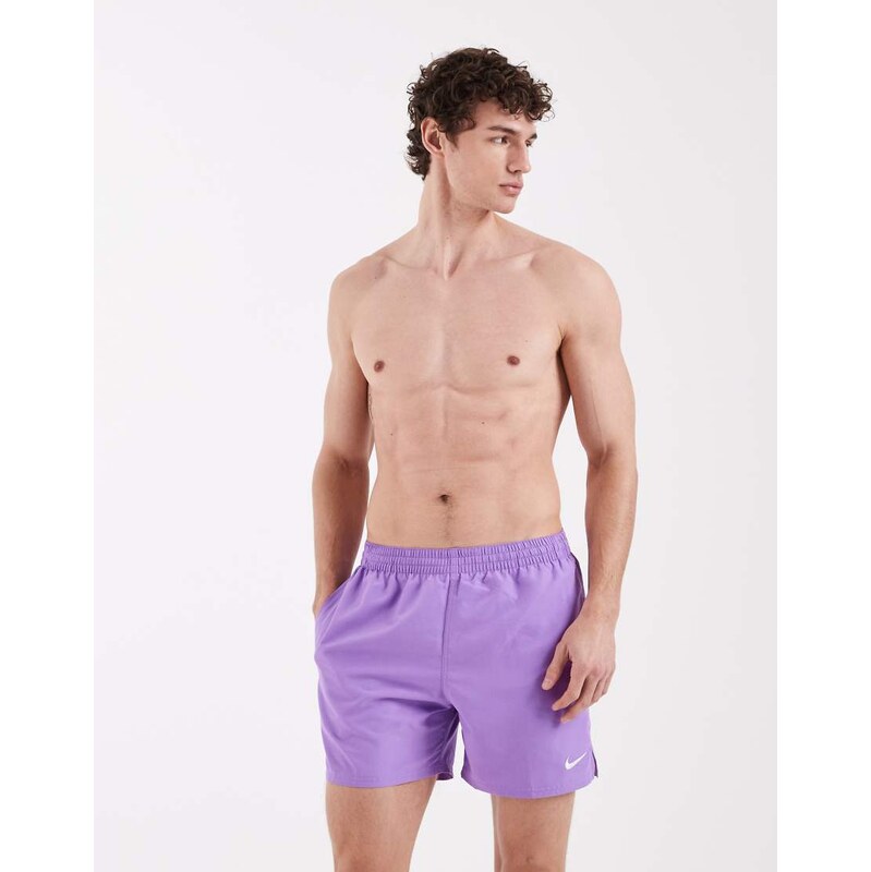 Nike Swimming Nike 5 inch Volley swim shorts in purple