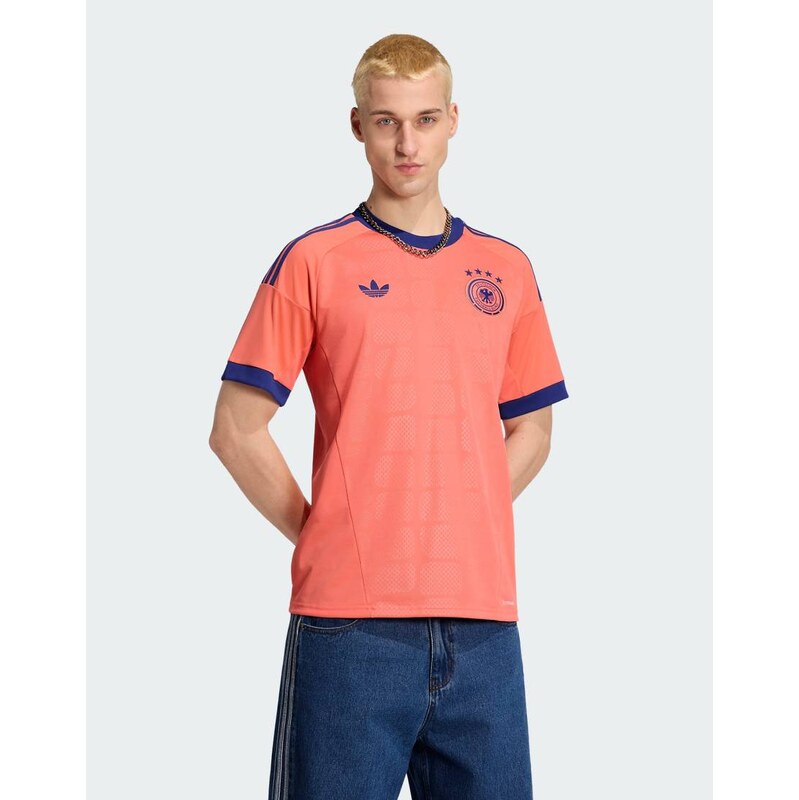 adidas performance Germany 26 away goalkeeper jersey in coral