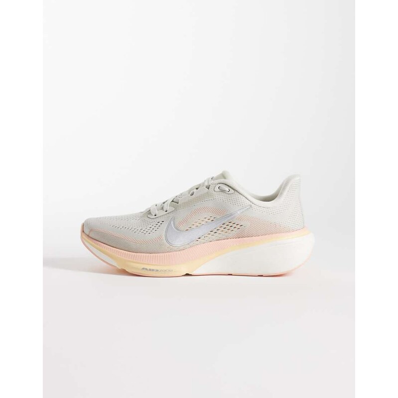 Nike Running Air Zoom Pegasus 42 trainers in beige and pink