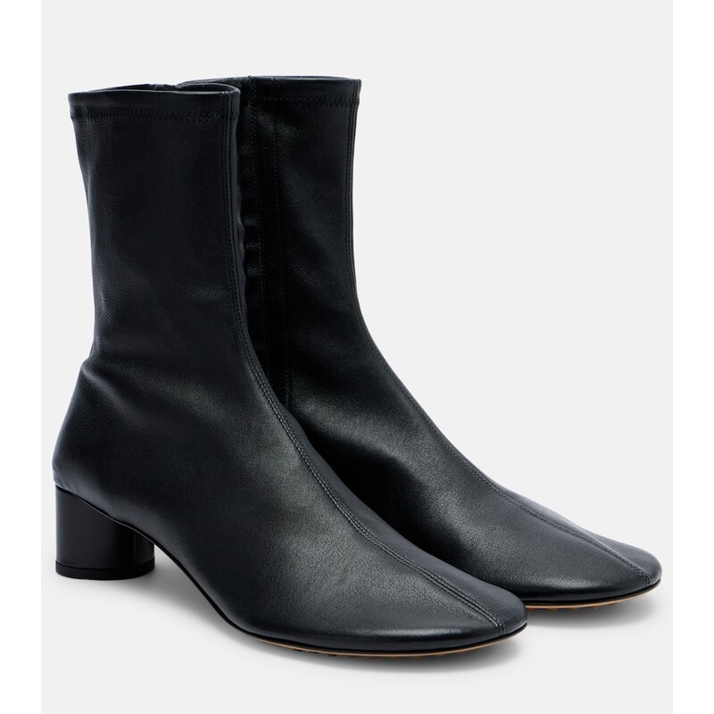 Bottega Veneta Cherry leather ankle boots