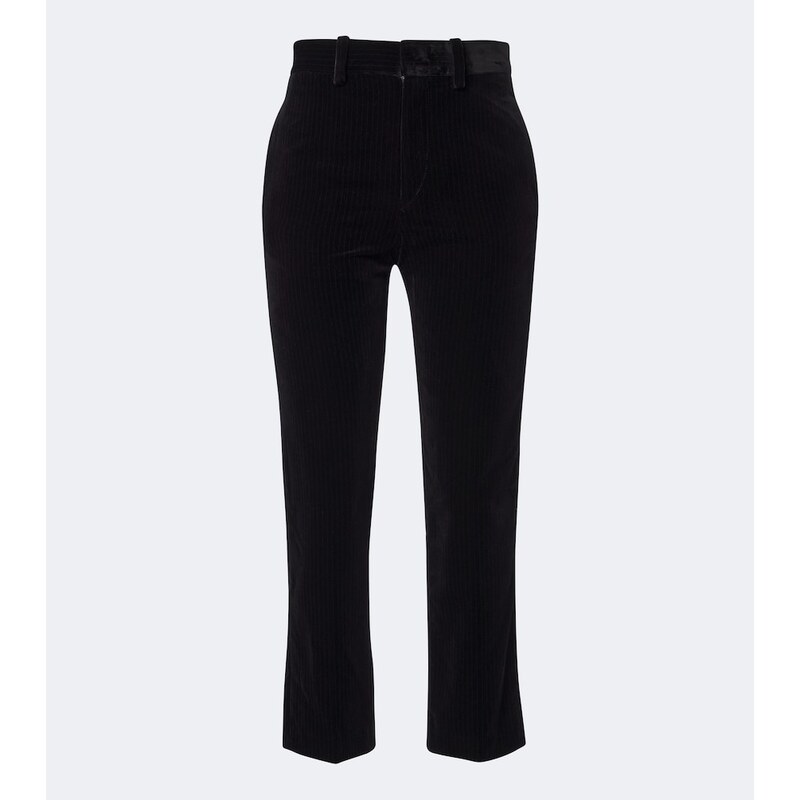 Isabel Marant Roaya cotton velvet straight pants