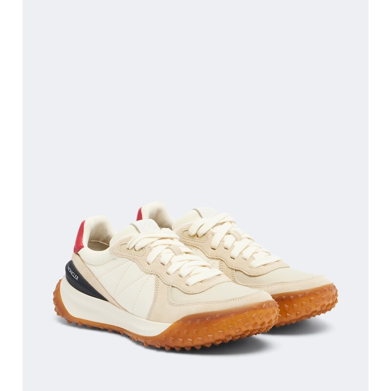 Moncler Moncler City Trek suede-trimmed sneakers