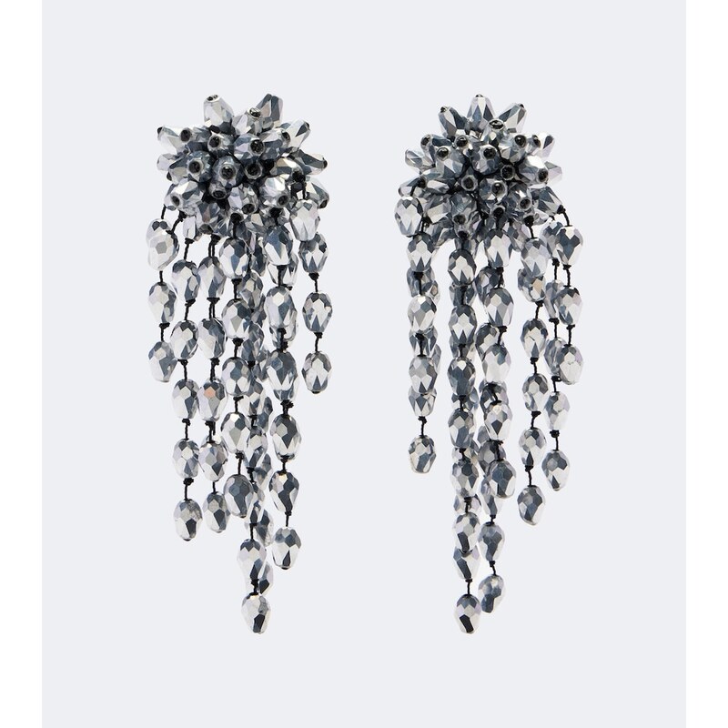 Isabel Marant Hanabi beaded clip-on earrings