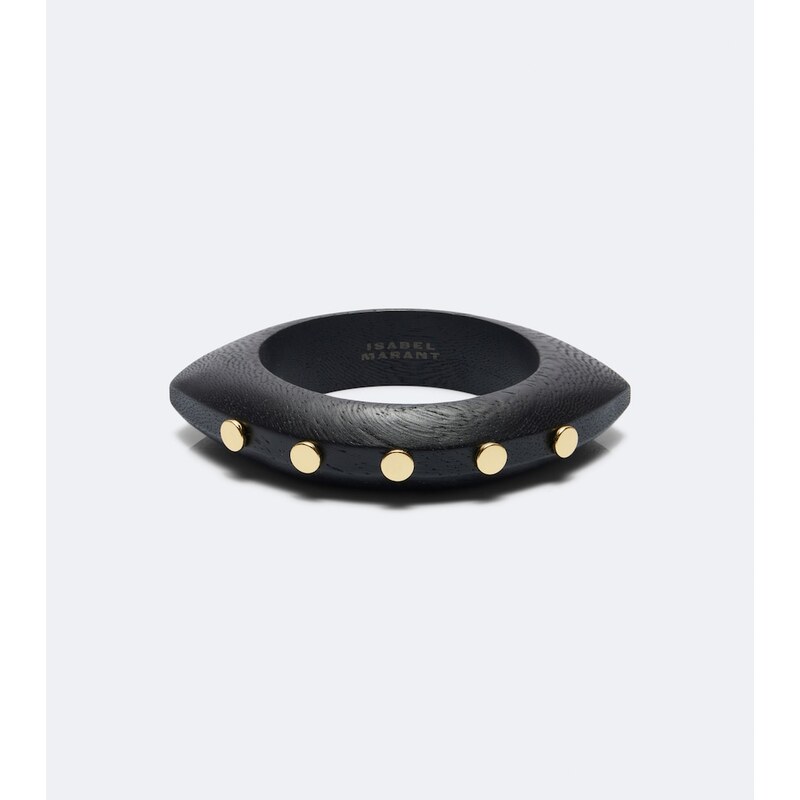 Isabel Marant Layla studded wood bangle