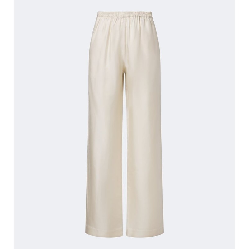 Loulou de Saison Alera silk twill wide-leg pants
