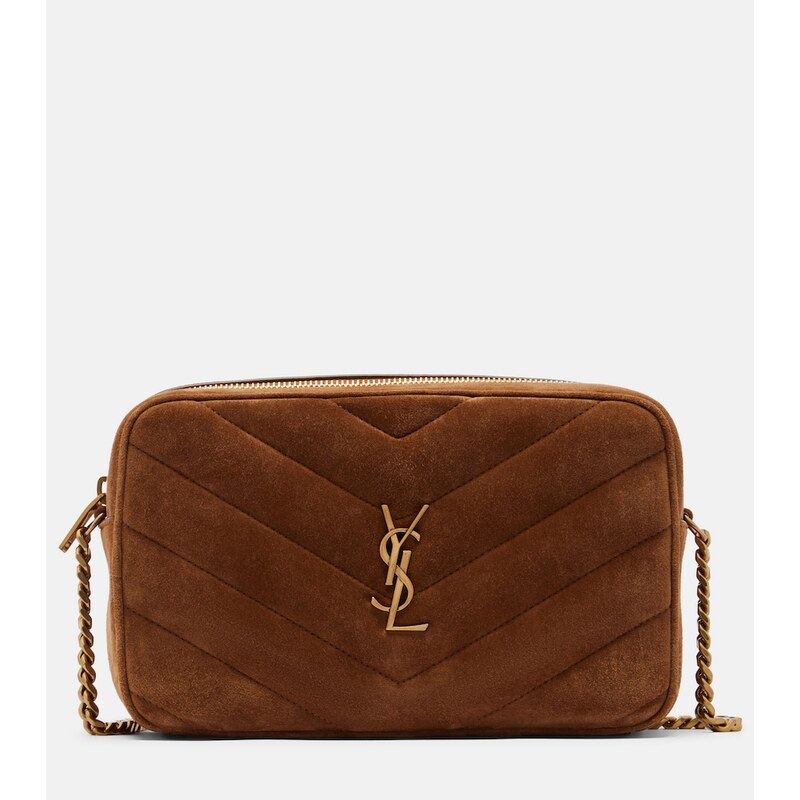 Saint Laurent Loulou Medium suede camera bag