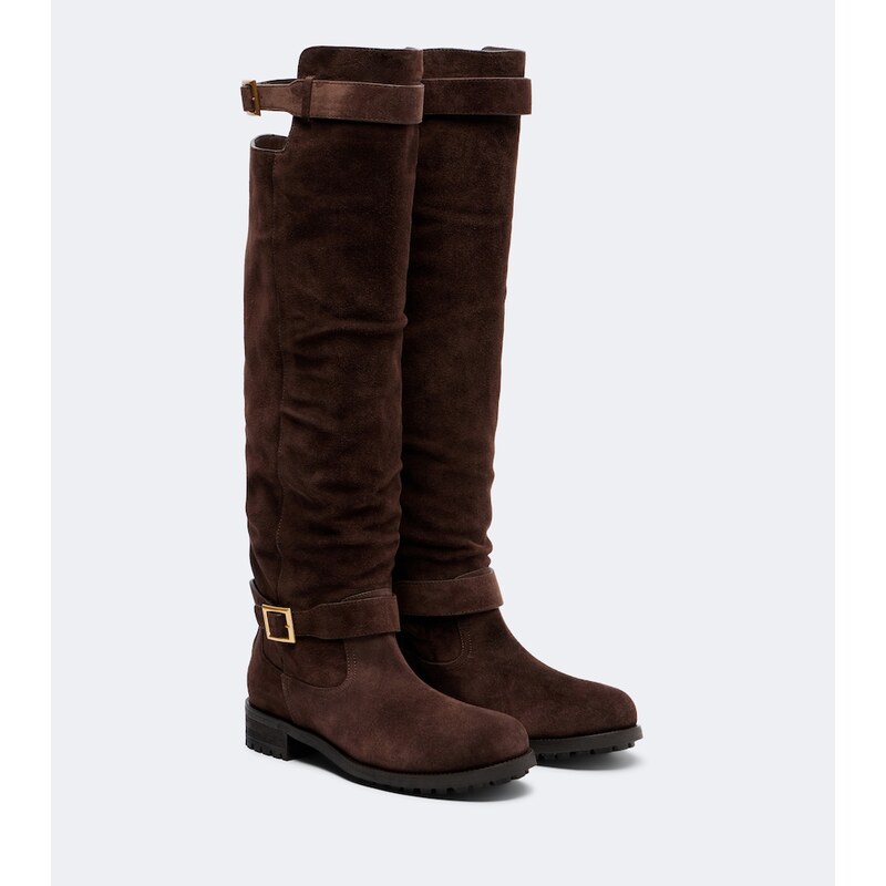 Jimmy Choo Biker suede over-the-knee boots