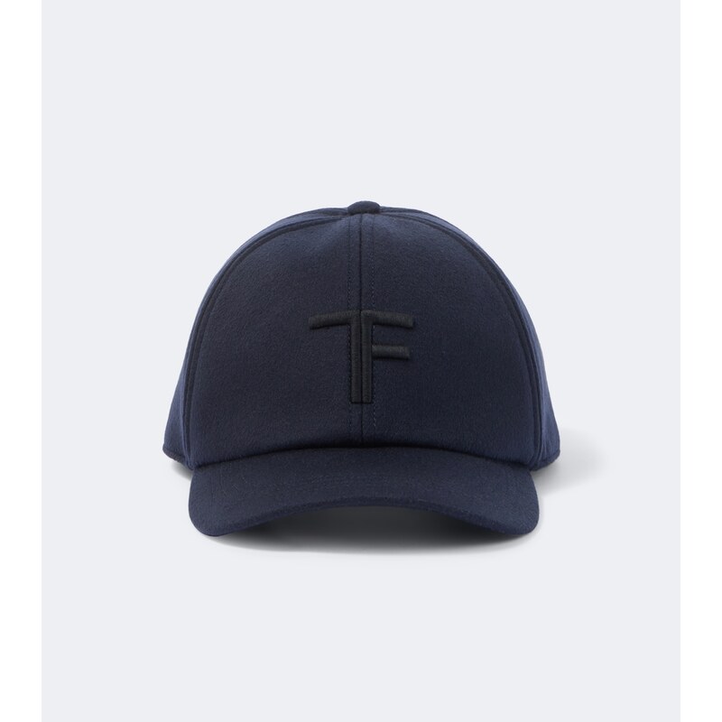 Tom Ford Logo cashmere baseball cap