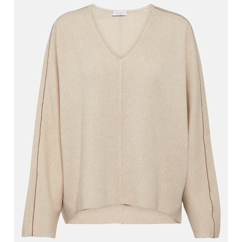 Brunello Cucinelli Wool, cashmere and silk sweater
