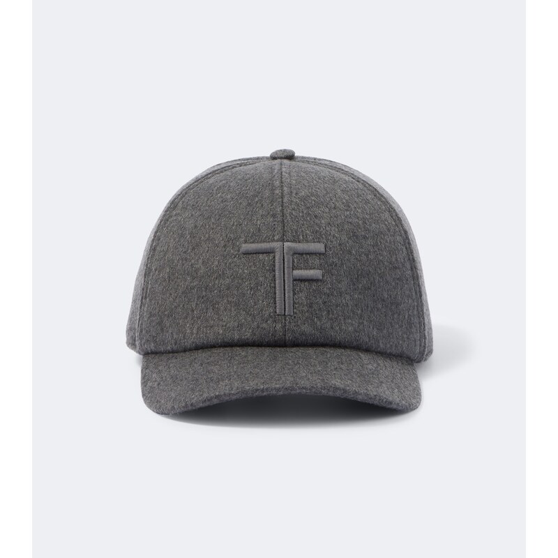 Tom Ford Logo cashmere baseball cap
