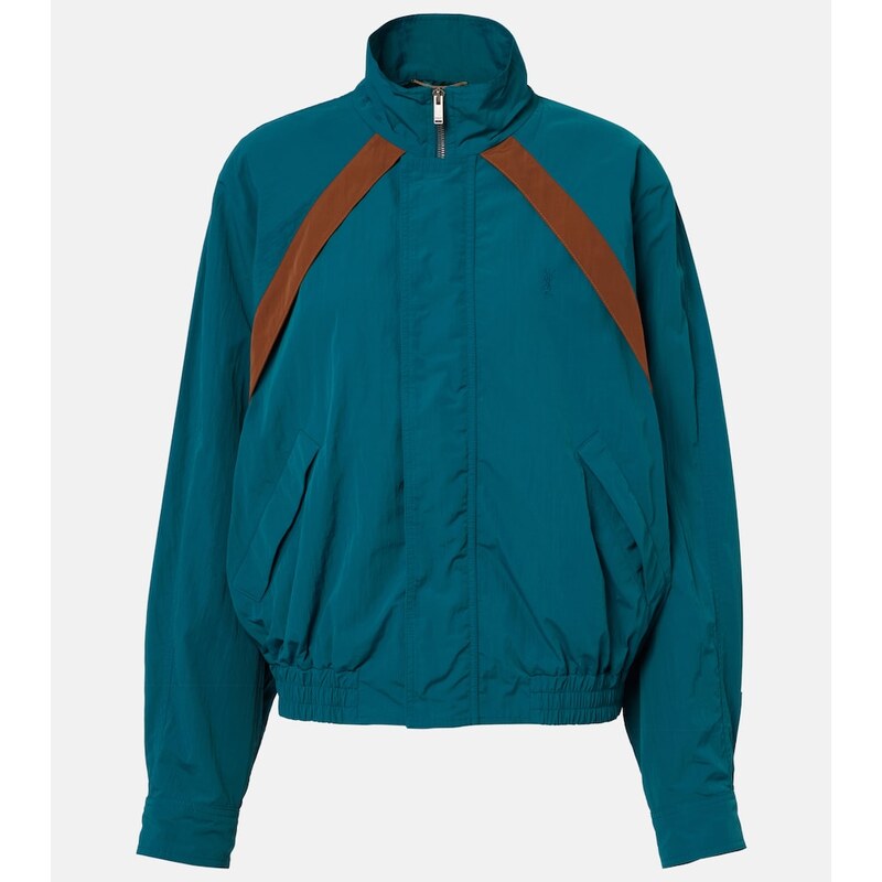 Saint Laurent Cassandre faille technical jacket