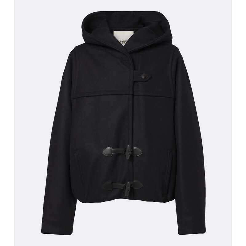 Isabel Marant Trixie wool and cashmere hooded jacket