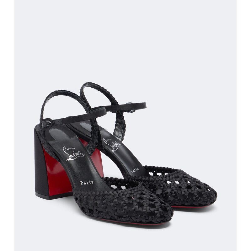 Christian Louboutin Jane crÃªpe satin pumps
