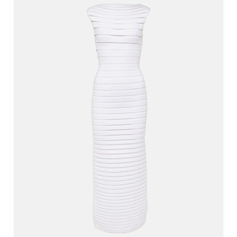 Alaïa Pleated midi dress