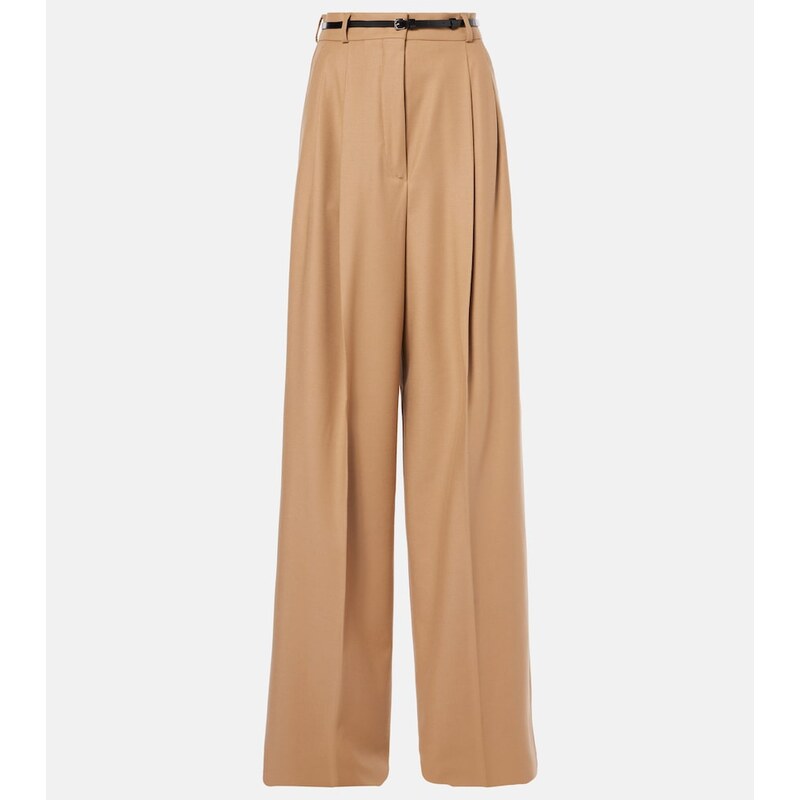 Sportmax Kiens12 wool-blend wide-leg pants