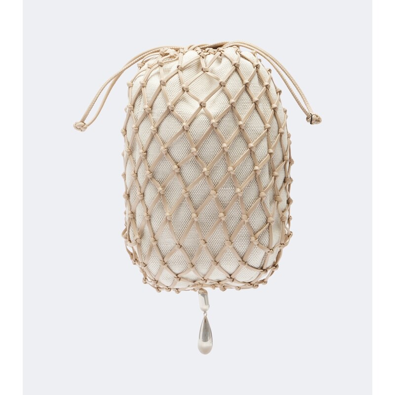 Savette MacramÃ Small leather pouch