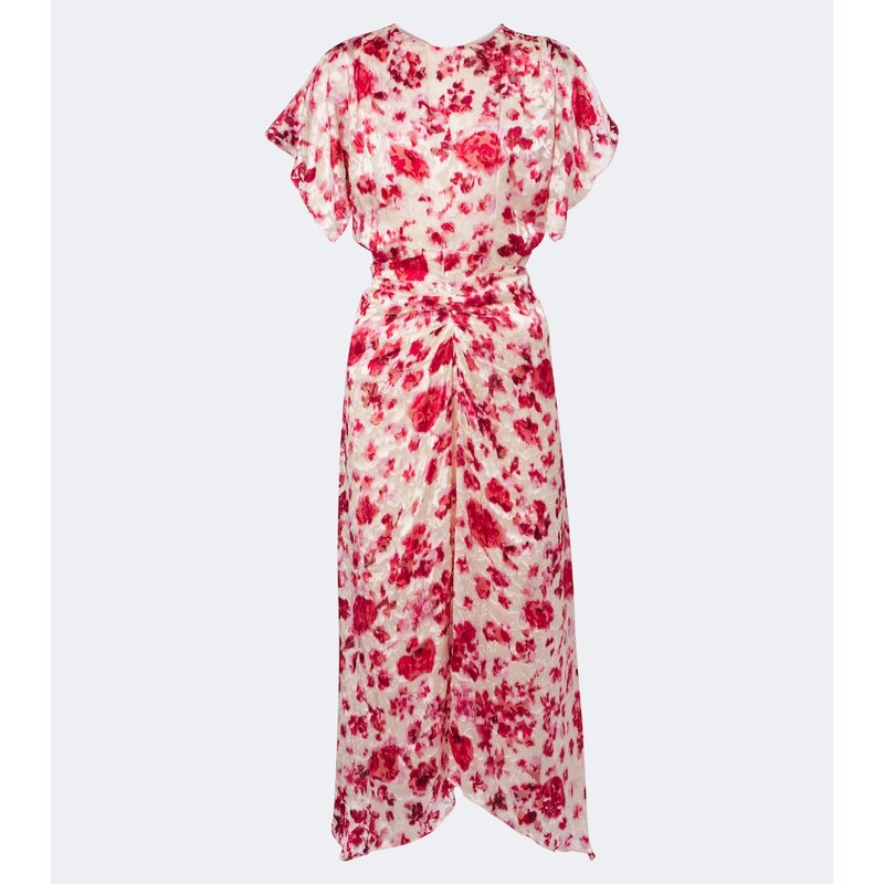 Isabel Marant Herva floral devorÃ georgette midi dress