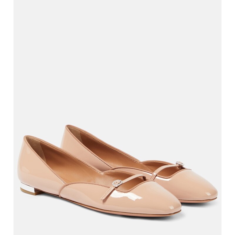 Aquazzura Soul Sister patent leather ballet flats
