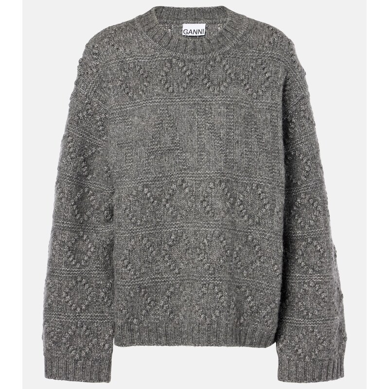 Ganni Wool and cotton sweater