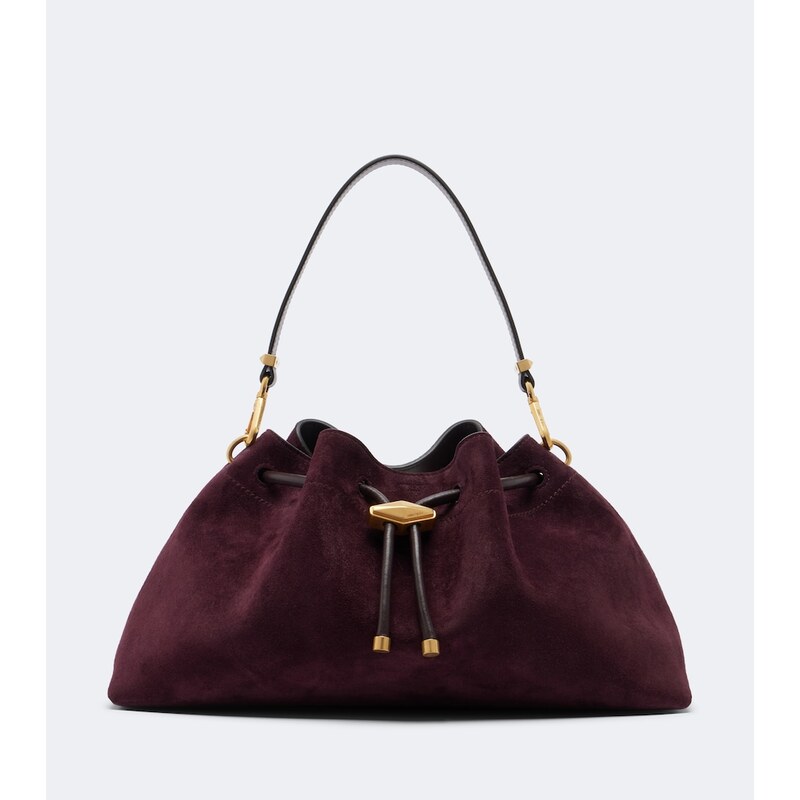 Jimmy Choo Bon Bon Medium suede bucket bag