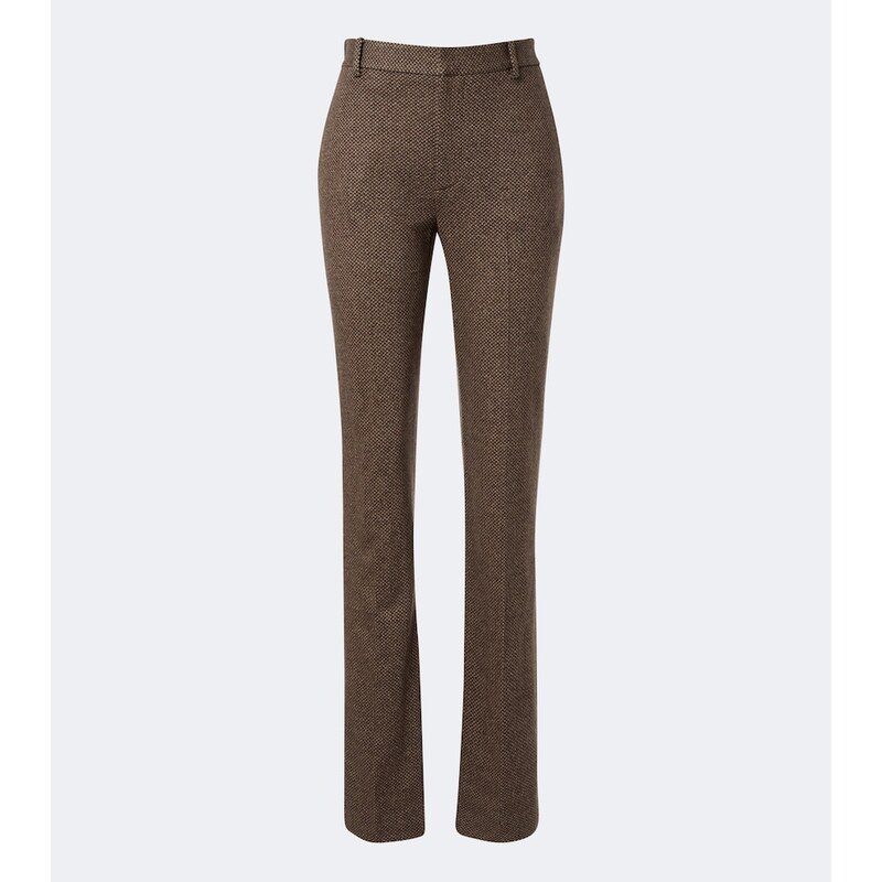 Ralph Lauren Collection Wool, silk and cashmere straight pants