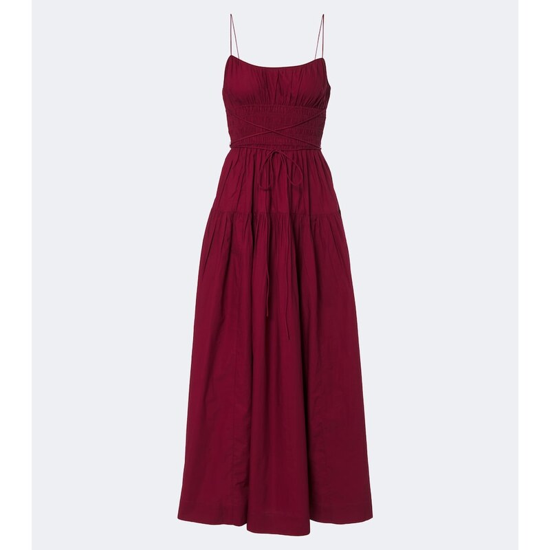 Doen DÃ´en Safia cotton poplin maxi dress