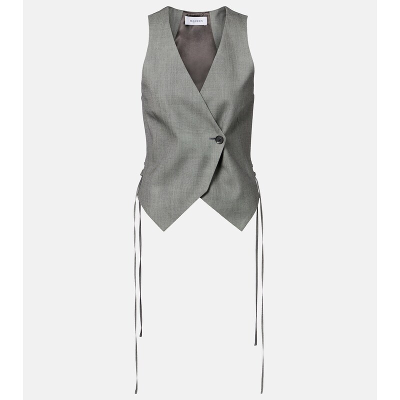 McQueen Asymmetric vest