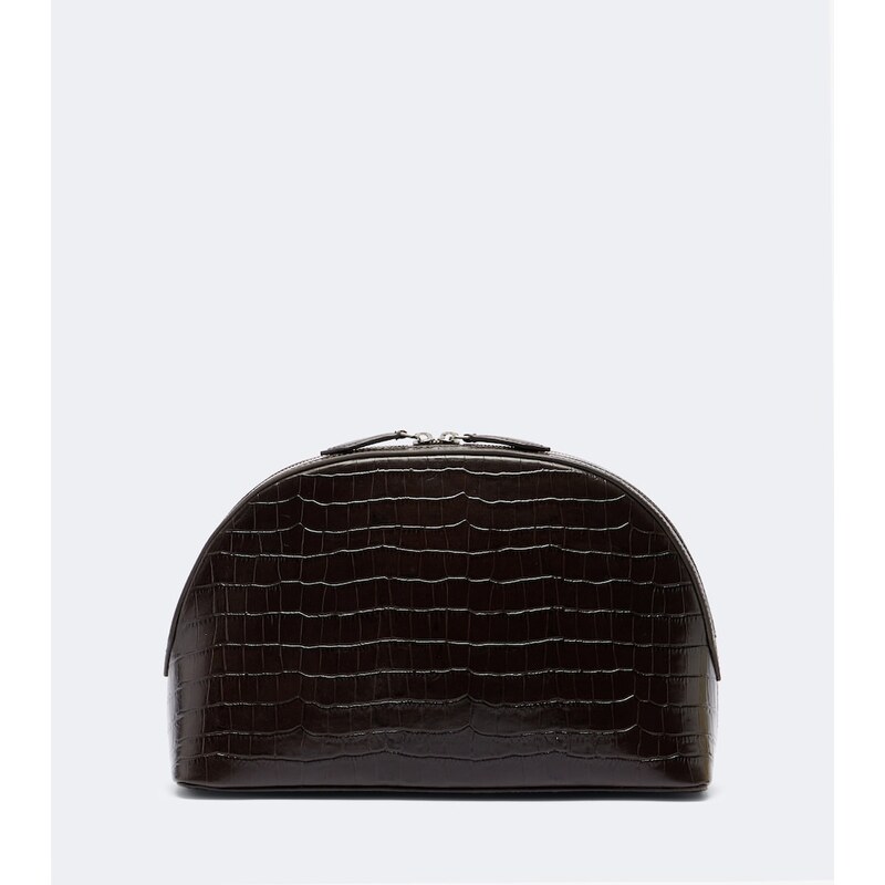 A.Emery Halloran croc-effect leather clutch