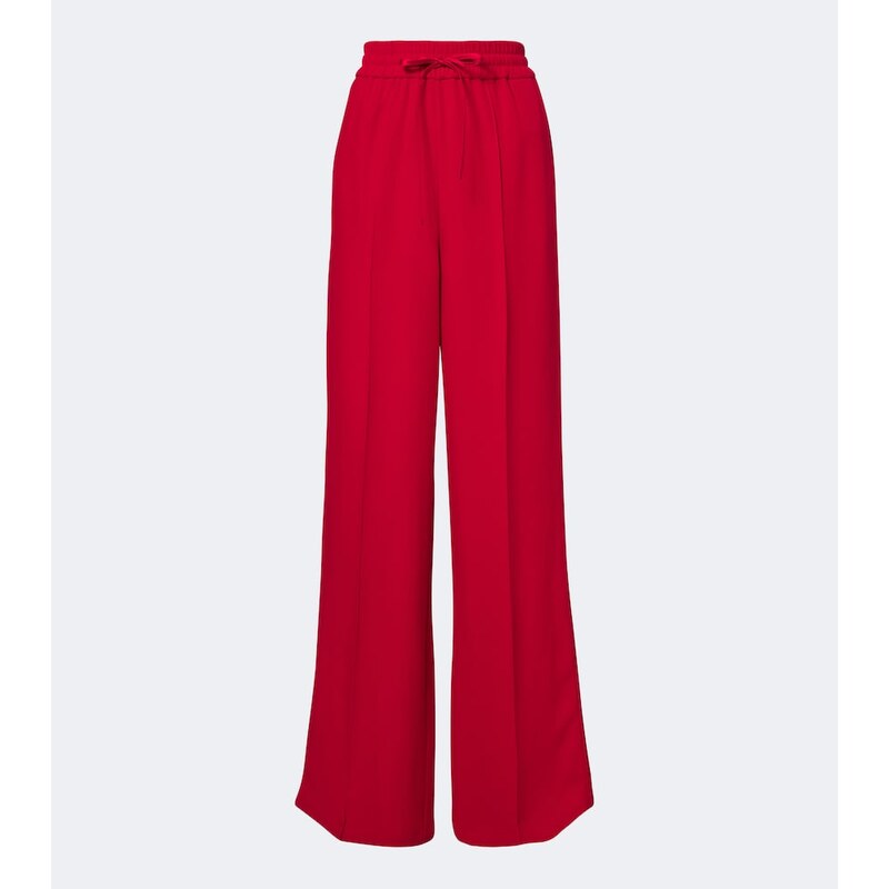 Valentino Cady Couture wide-leg silk pants
