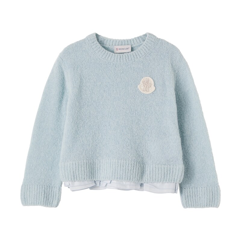 Moncler Enfant Layered wool-blend sweater