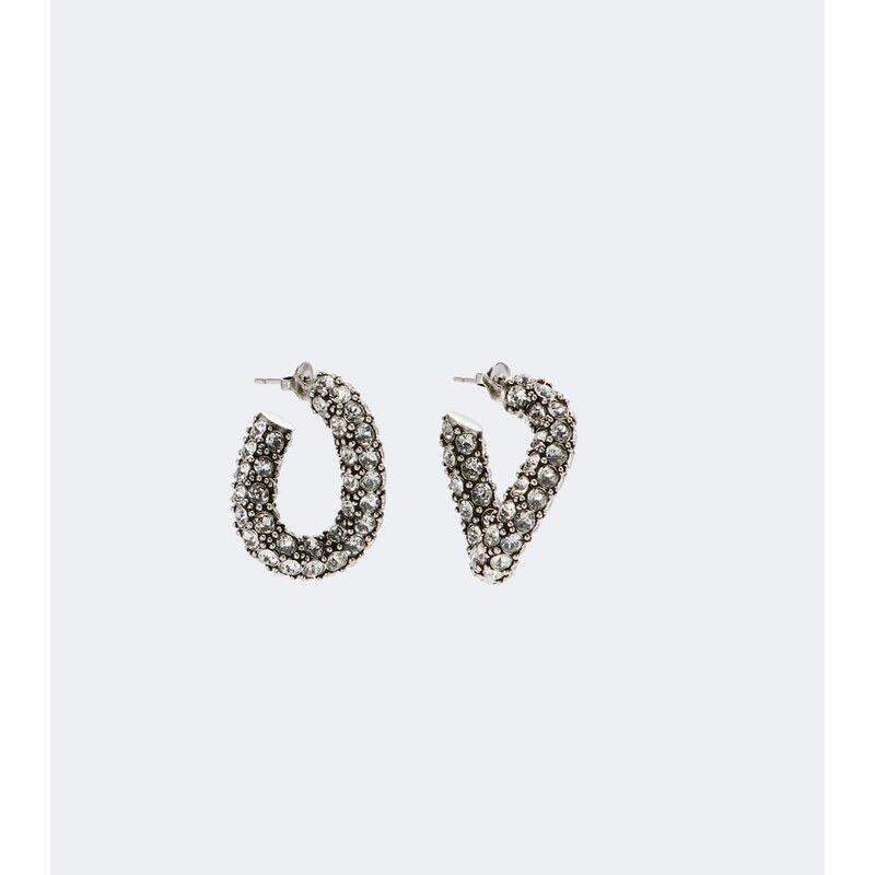 Isabel Marant Crystal-embellished hoop earrings