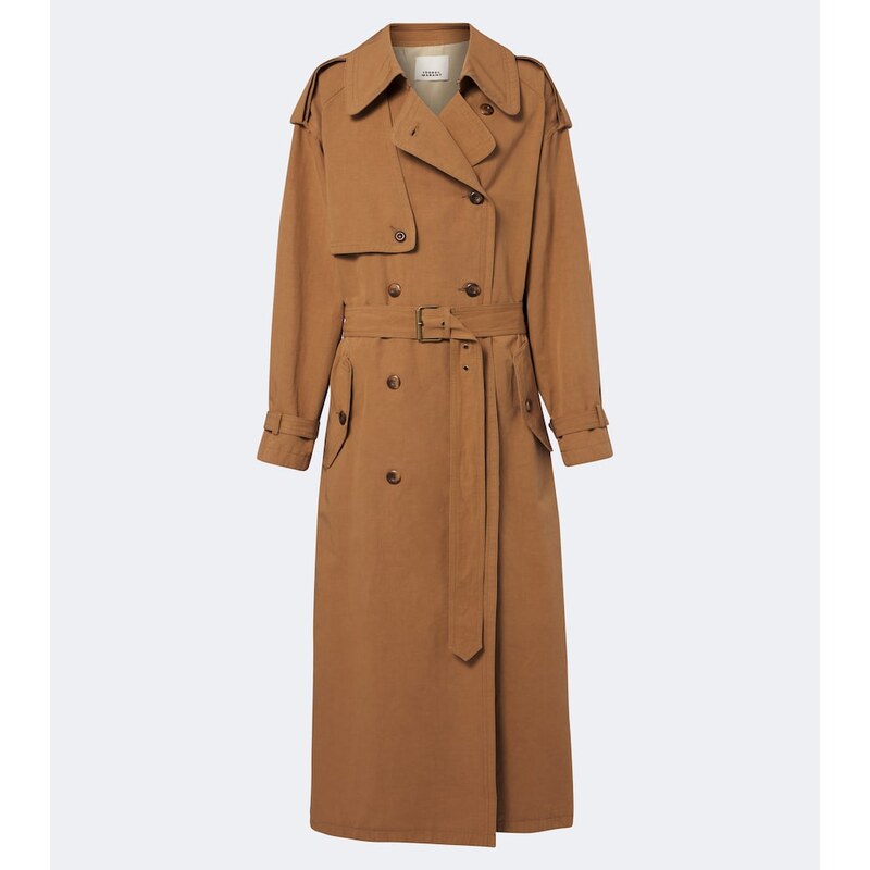 Isabel Marant Violette cotton and linen trench coat