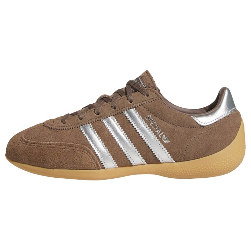 ADIDAS ORIGINALS Tenisky Handball Spezial hnědá / stříbrná