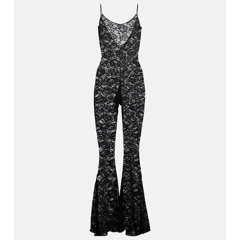 Oseree OsÃree O-Lover floral lace jumpsuit