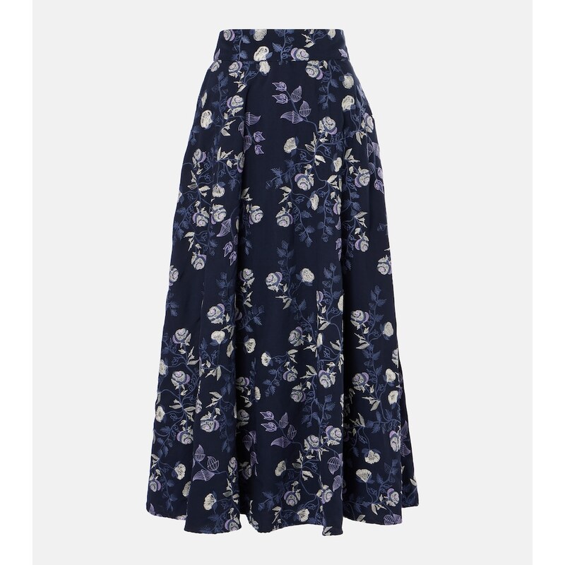 Agua by Agua Bendita Bergamot floral maxi skirt