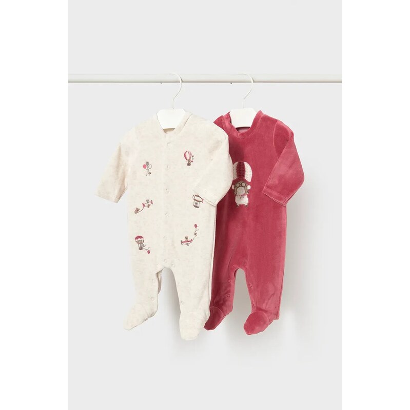 Mayoral Newborn dětské dupačky 2-pack