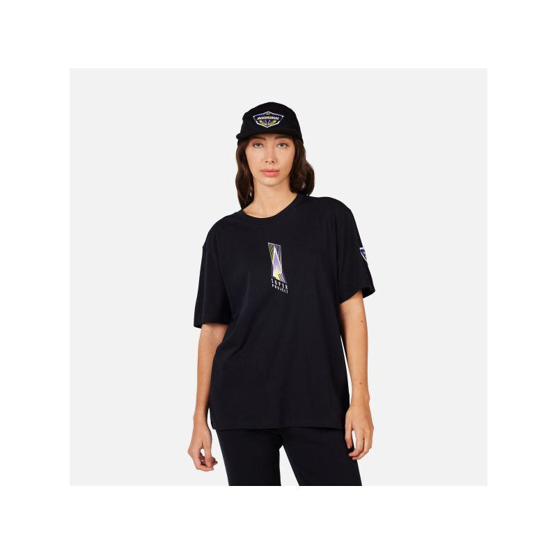 Unisexové tričko ROSSIGNOL SUPER TEE, černé