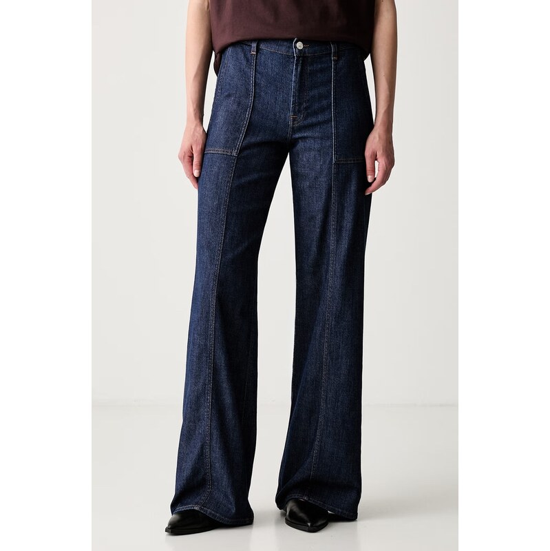 7 FOR ALL MANKIND wide leg džíny dámské
