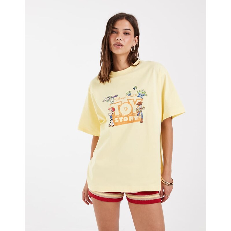 ASOS DESIGN Disney oversized t-shirt with Toy Story print in