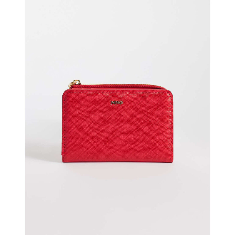 Mango small wallet in red