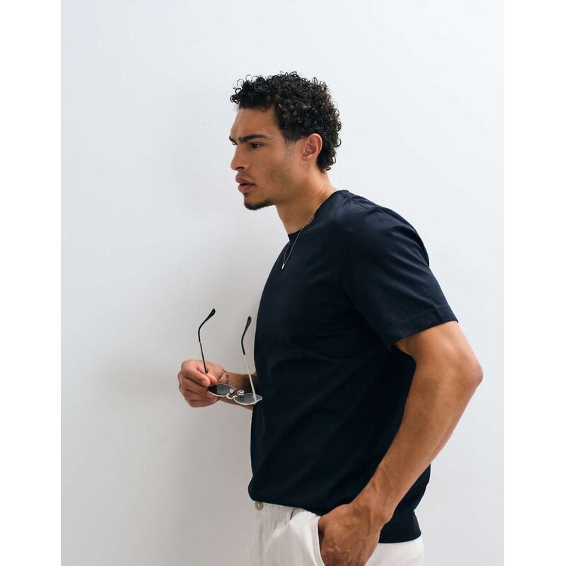 Mango t-shirt in navy