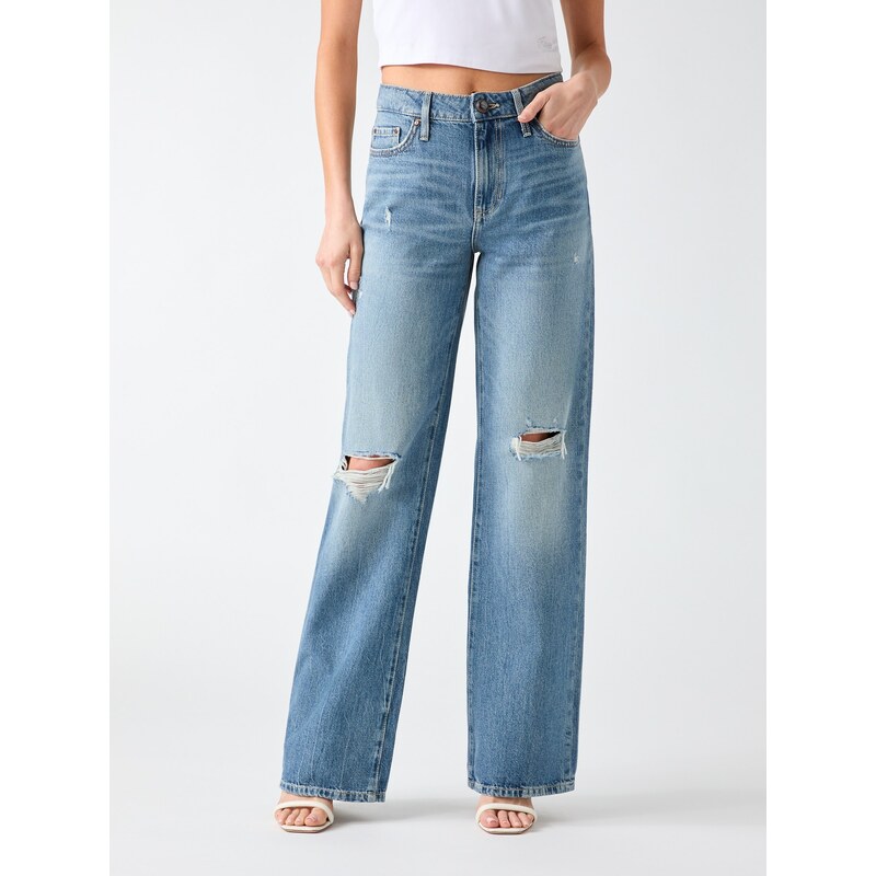 GUESS Džíny Slouchy | Straight fit | mid rise