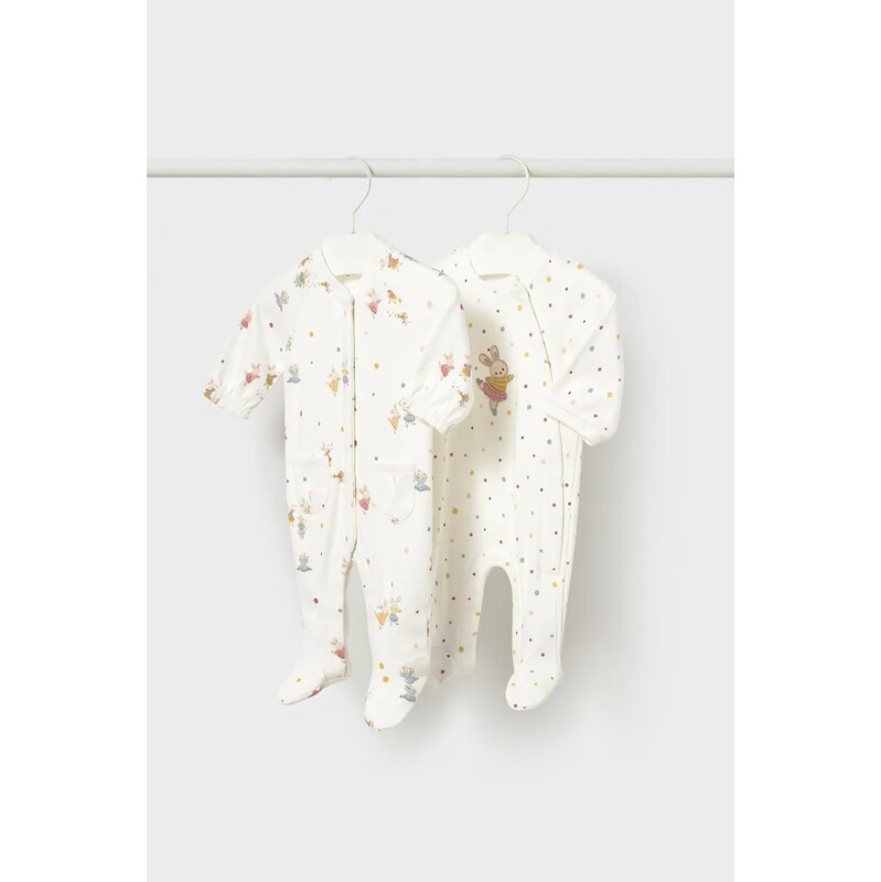 Mayoral Newborn dupačky kojenecké bavlněné 2-pack