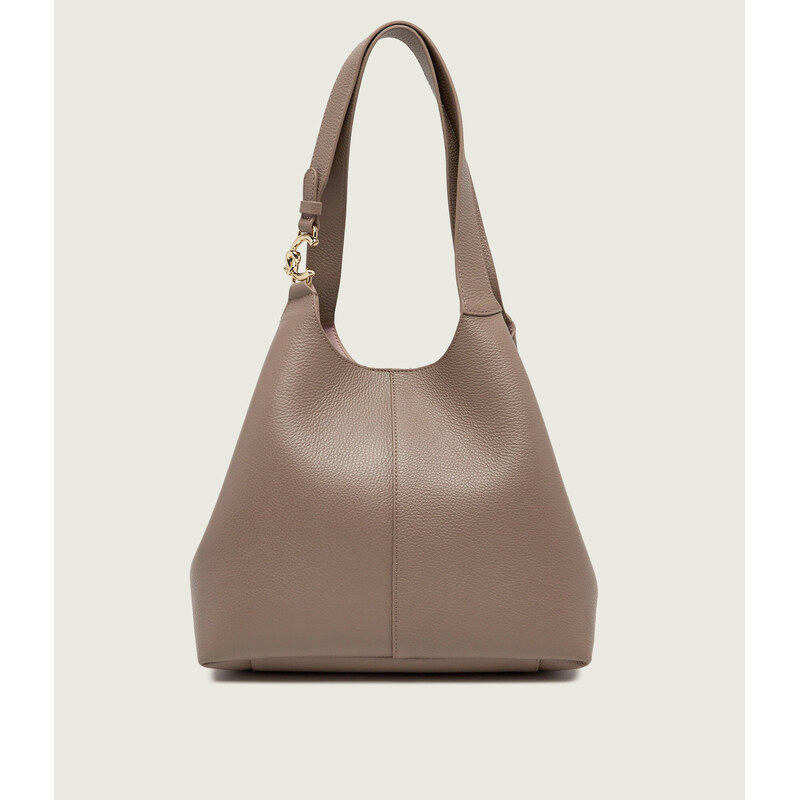 Coccinelle Kožená kabelka shopper + váček Coccinelle C-Easy