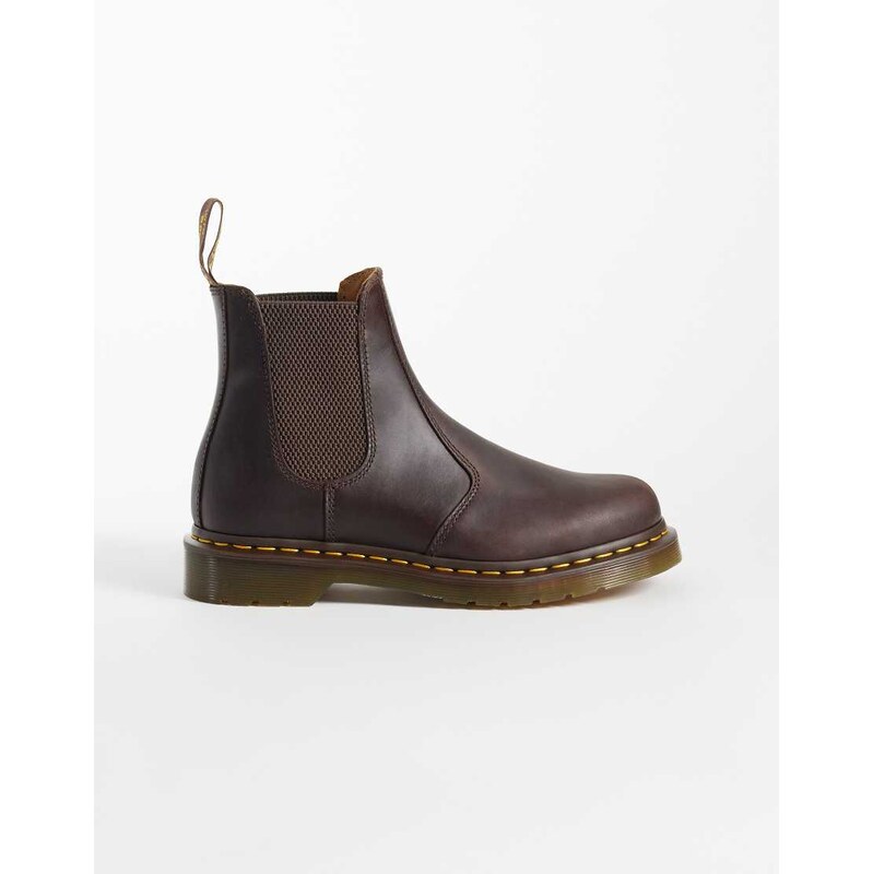 Dr Martens Unisex 2976 Chelsea boots in dark brown crazy horse