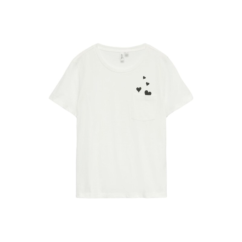 VERO MODA Tričko VMKARMA černá / bílá